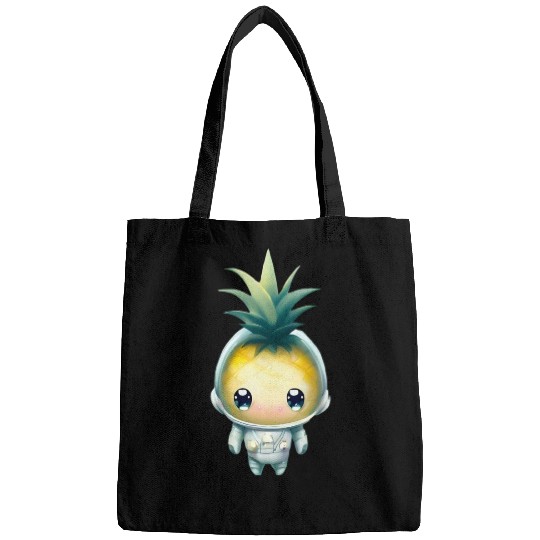Kawaii astronauts pineapple Bags