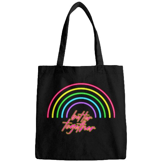 Better Together Neon Rainbow vintage Bags
