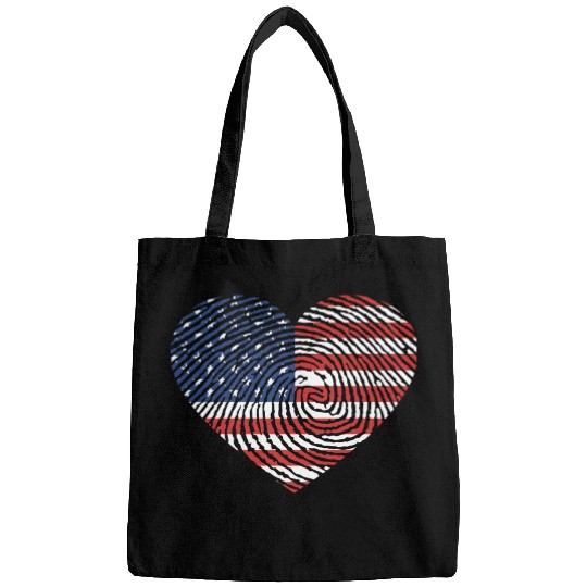 4th Of July I Love America Bags