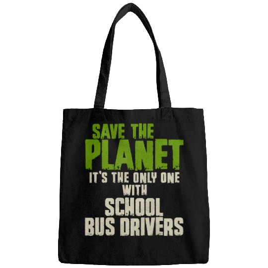 Save The Planet School Bus Driver Bags