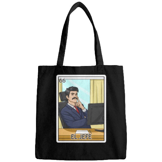 El Jefe The Boss Card Mecan Lottery The Chief Bags