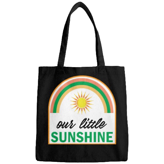 our little Sunshine natural Rainbow design for kid Bags