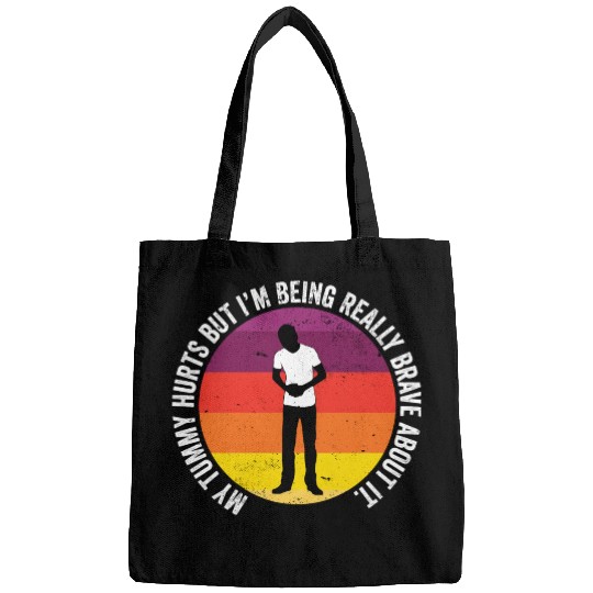 Funny Tummy Ache Survivor My Tummy Hurts Food Bags