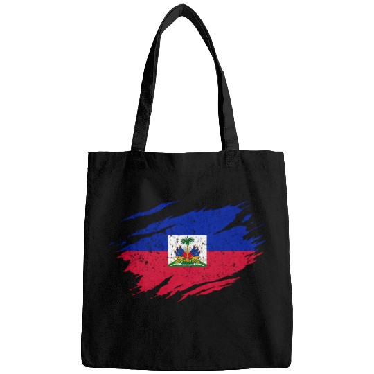 Haitian Flag Haiti Pride Roots Bags