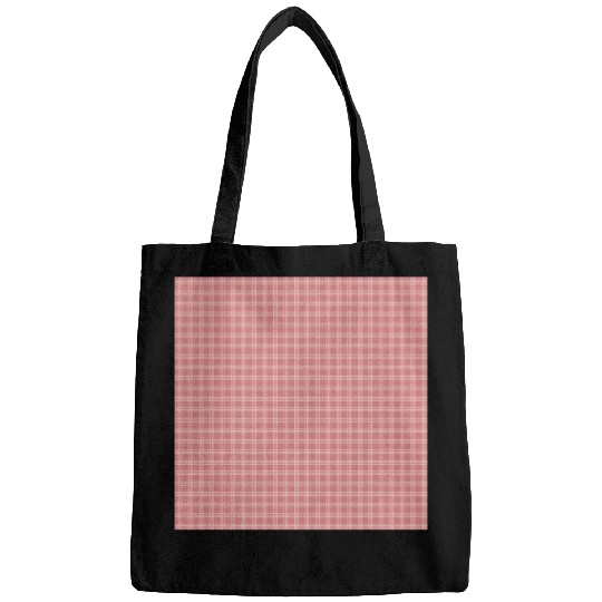 Retro Checkered Pattern Coral Red Bags