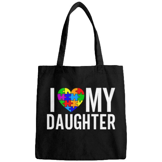 I Love My Daughter Bags