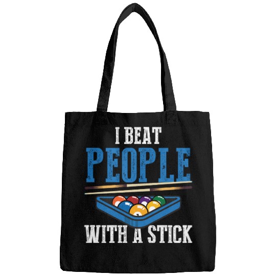 Billiards Puns Pool Player Billiards Triangle Rack Bags