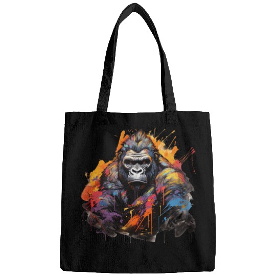 Stoic Gorilla. Quiet Power, Graffiti Style. Bags