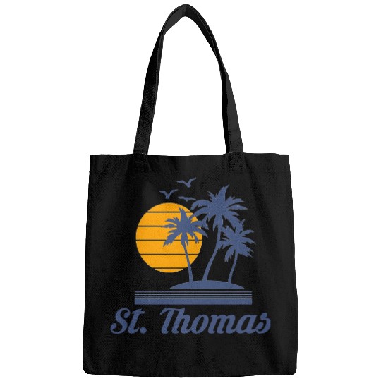 Saint St Thomas Caribbean Island Beach Bags