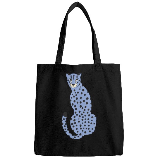 Spotted Blue Cheetah Bags