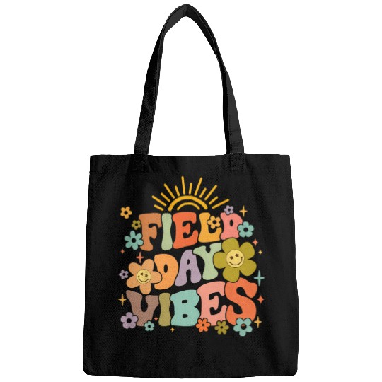 Field Day Vibes Summer Teacher Last Day Of School Bags