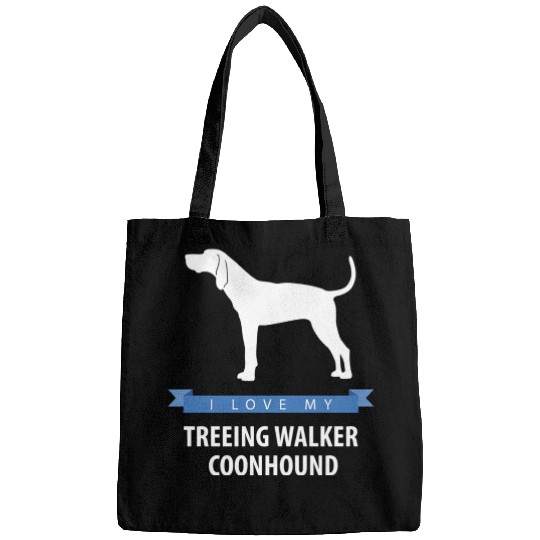 I Love My Treeing Walker Coonhound Bags