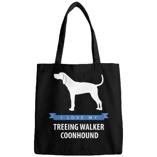 I Love My Treeing Walker Coonhound Bags