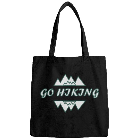 Take a Hike, Hiking Lover, Adventure, Nature. Bags