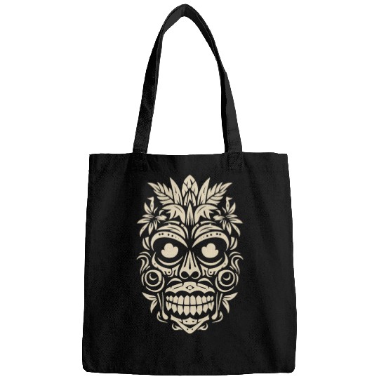 Polynesian Tribal Tiki Maori Retro Mask Bags