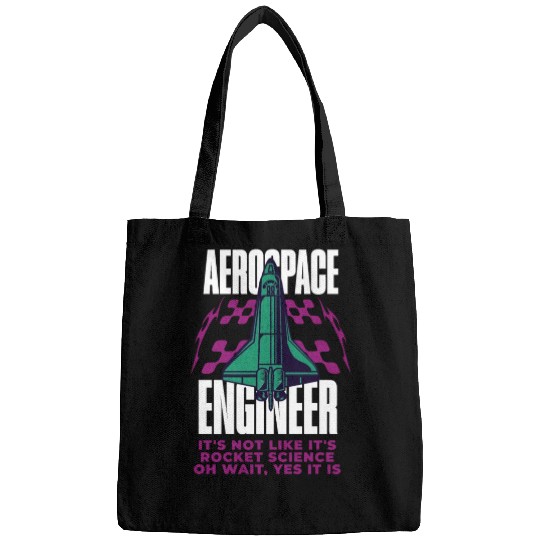 Cool Aerospace Engineer Rocket Scientist Space Bags