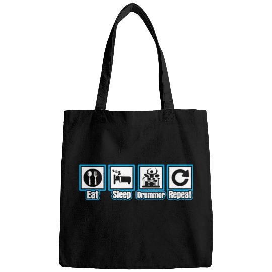 Eat Sleep Drummer Repeat Bags