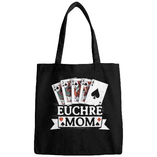 Euchre Mom Mother Card Game Bags