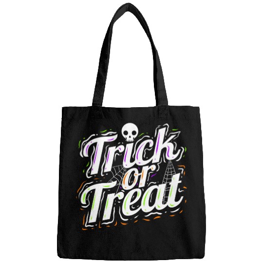 Trick Or Treat Spiderweb Halloween Bags