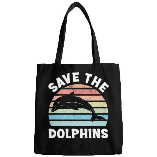 Save The Dolphins Bags