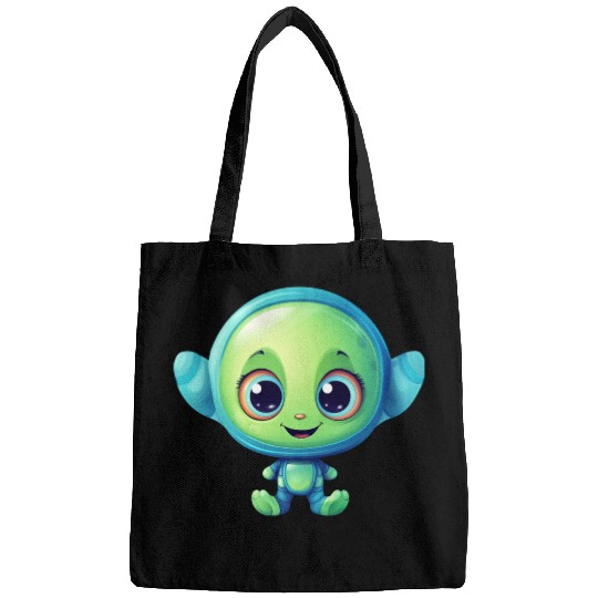 Kawaii Laughing Alien Bags
