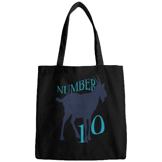 Number 10 Mesmerizing GOAT Tribute Bags