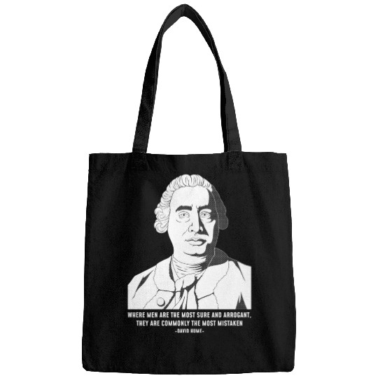 Philosophy Quote eptic David Hume Bags