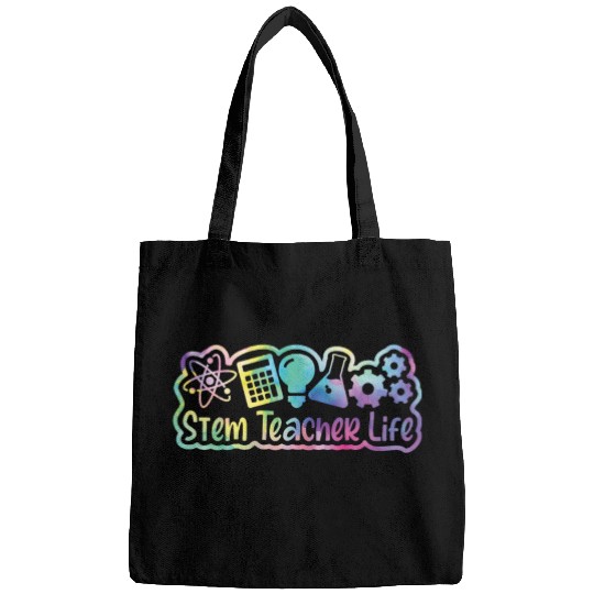 STEM Tie-Dye Design STEM Teacher Science Lover Bags