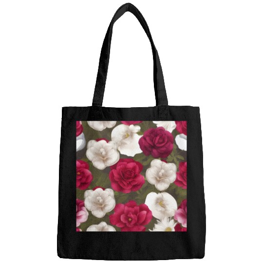 Flower floral design Bags