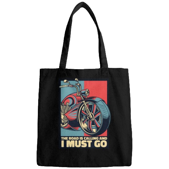 Road Is Calling And I Must Go Motorcycle Bags