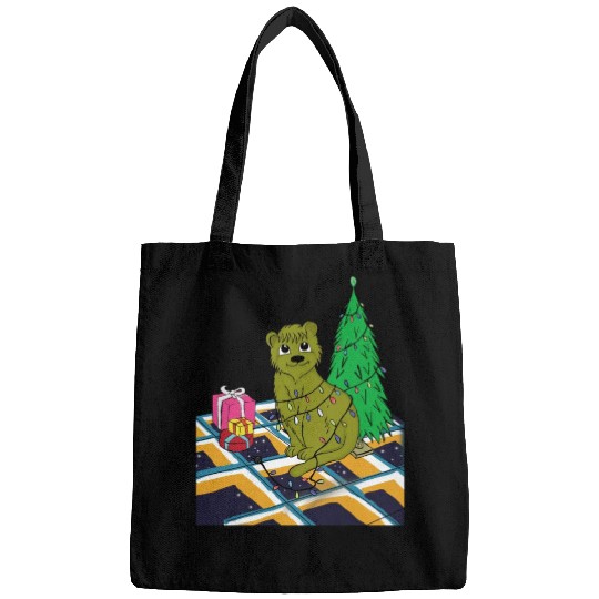 Cat Christmas Light Bags Funny Cat Lover