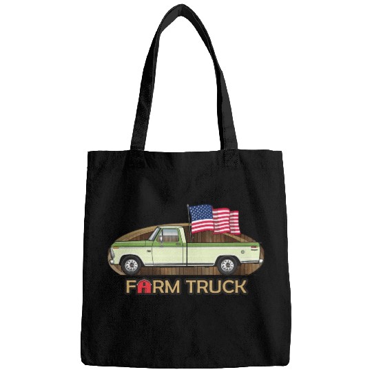 Farm Truck Light Green Bags