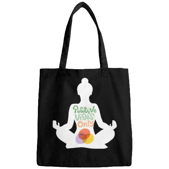 positive vibes only Bags