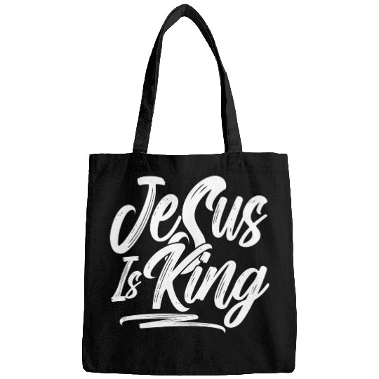 Jesus Is King Love Jesus Christian Christmas Bags