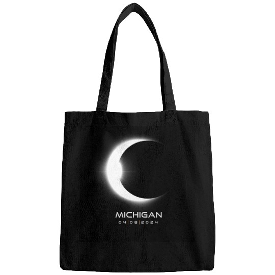 Michigan Eclipse 2024 Souvenir Cool Memento April Bags
