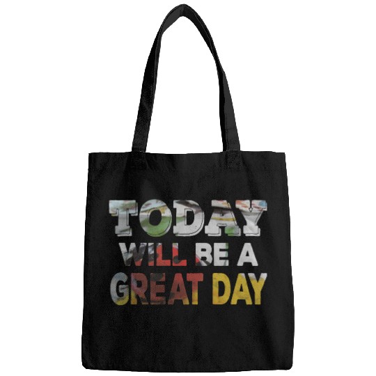 Today Will Be A Great Day Ladybug Inspirational Bags