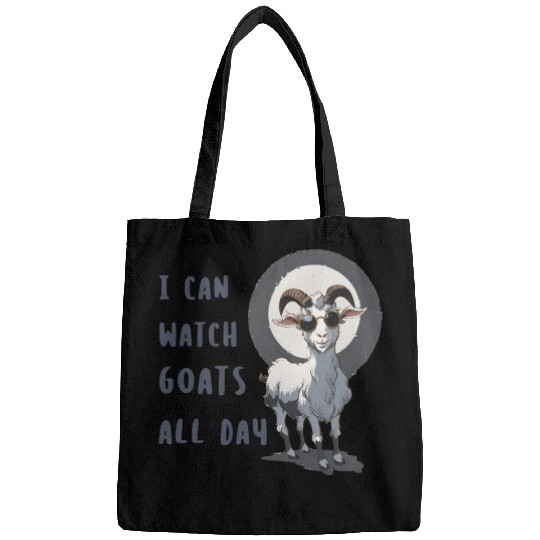 Happy Cute goat Lover Bags