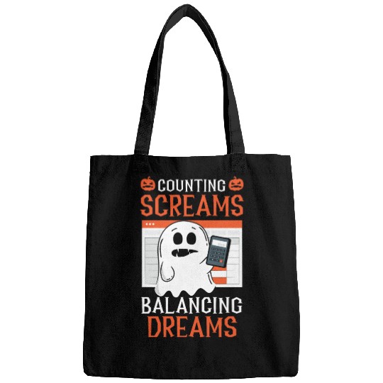 Counting Screams Balancing Dreams Halloween Bags