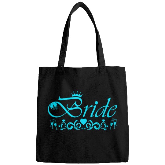 Bride Bachelorette Party Blue Bags