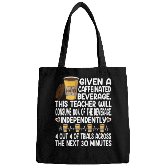 Given A Caffeinated Beverage SPED Teacher Bags