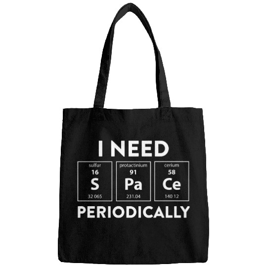 Funny Science Periodic Table Of Elements Space Gag Bags