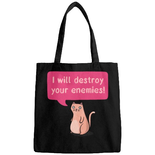 Destroy Your Enemies Cat Bags