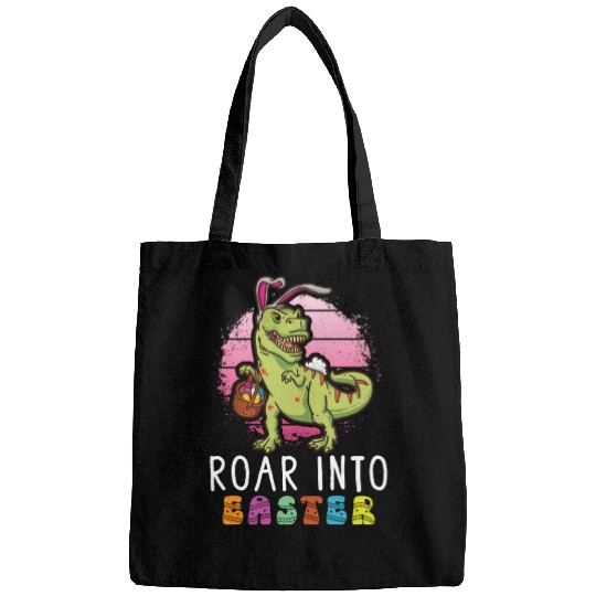 Easter T-rex Dinosaur Easter Funny T-rex Easter Bags