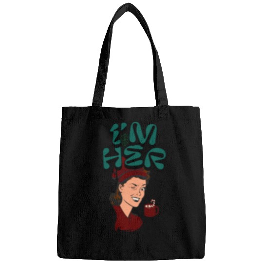 Im Her! Christmas/ Mrs. Claus design Bags