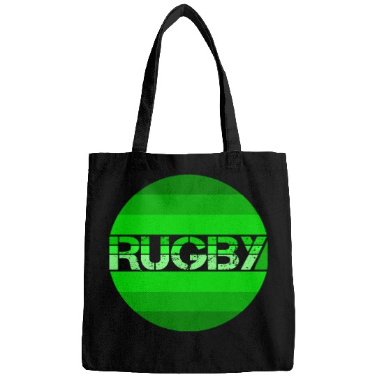 Green Rugby Logo For Rugby Fan Bags