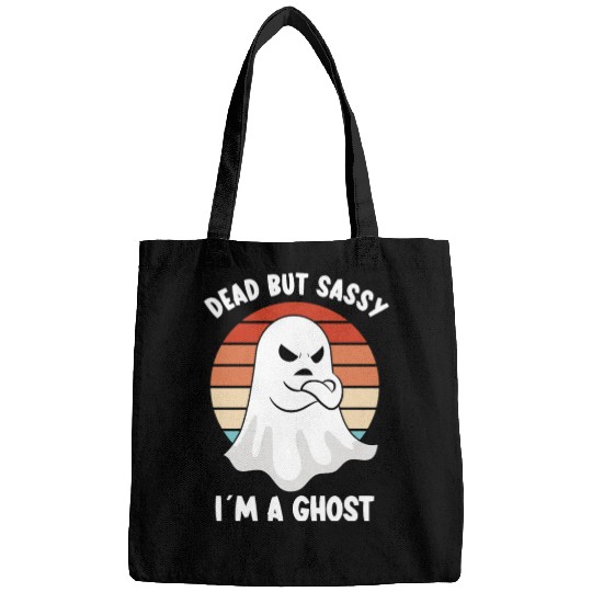 Ghost Hunter Funny Ghost Angry Ghost Halloween Bags