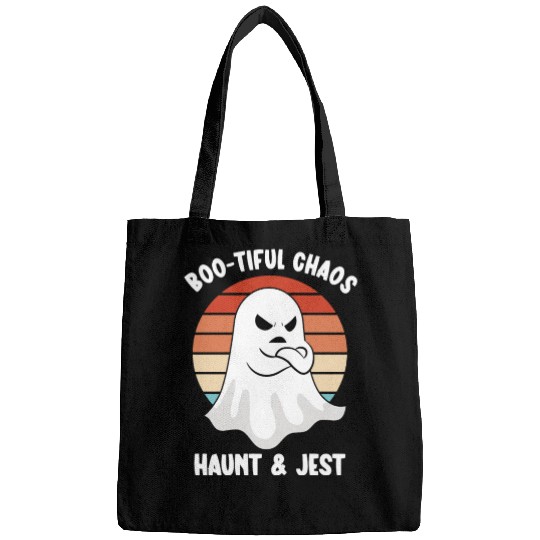 Ghost Hunter Funny Ghost Angry Ghost Halloween Bags