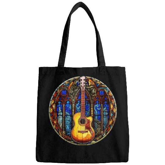 Stained Glass Art - Stylish Colorful Guitar Bags