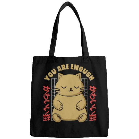 Cute Kawaii You are Enough Bags
