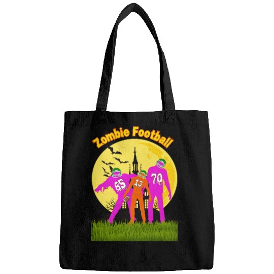 Halloween Zombie Football Bags